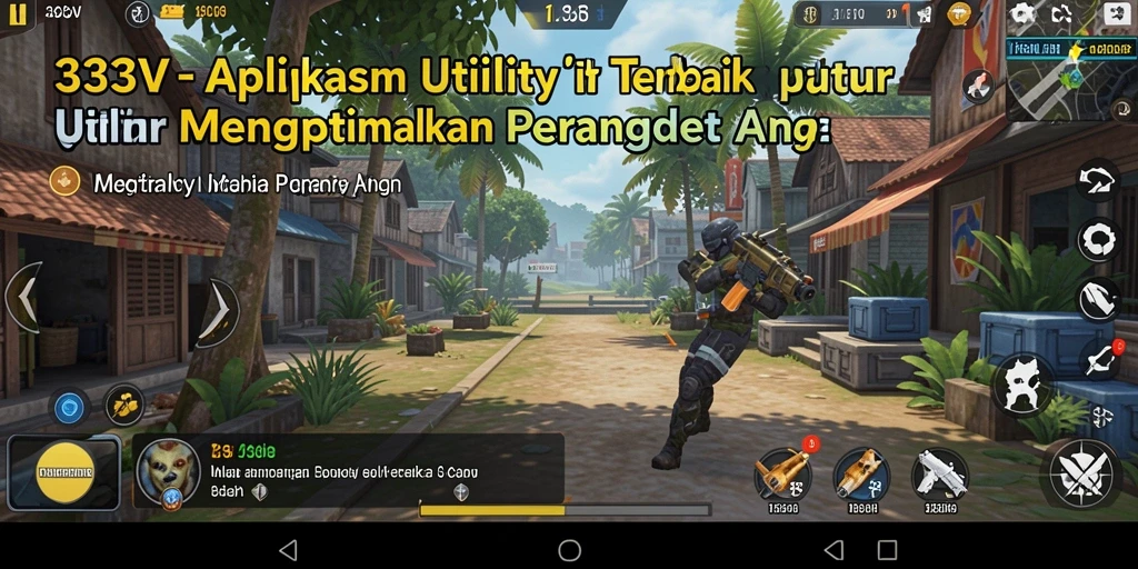 Tampilan utama 333V dengan fitur Utility yang lengkap.