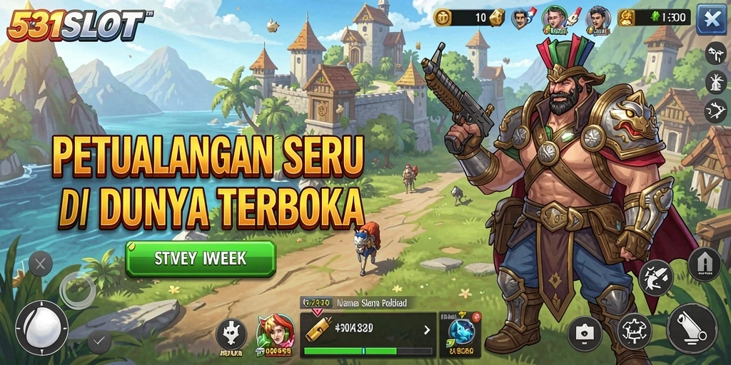 Screenshot gameplay 531SLOT dengan nuansa dunia terbuka yang menakjubkan.