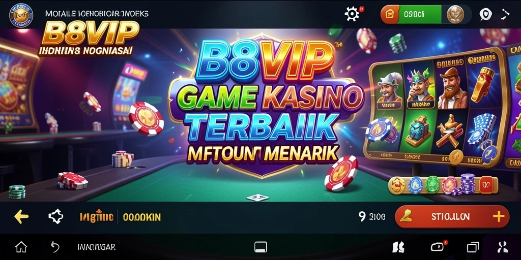Tangkapan layar B8VIP menampilkan gameplay Kasino yang mengasyikkan dan menarik.