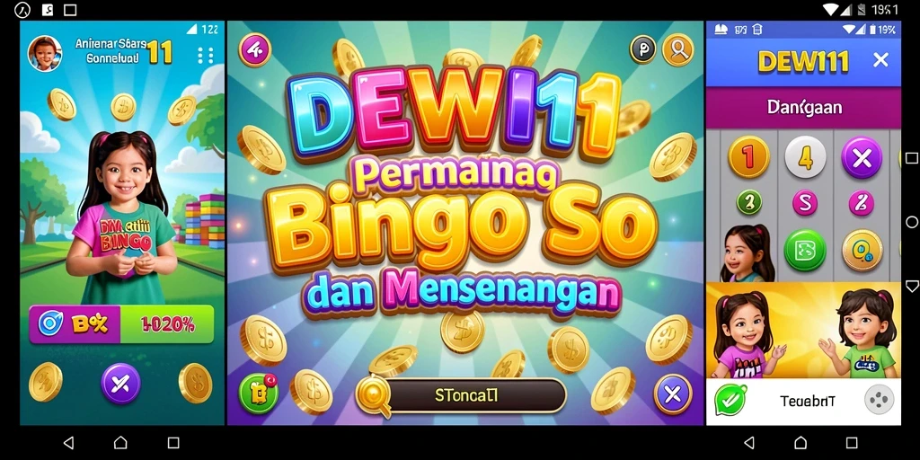 Tampilan menarik gameplay Bingo di DEWI11 dengan berbagai fitur seru.