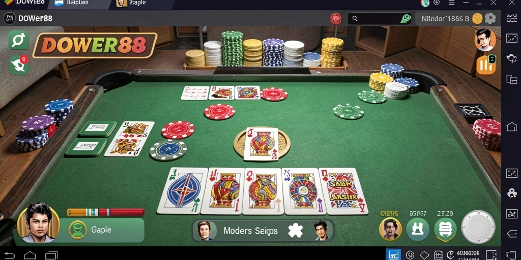 Tampilan gameplay seru DOWER88 yang menarik untuk dimainkan.