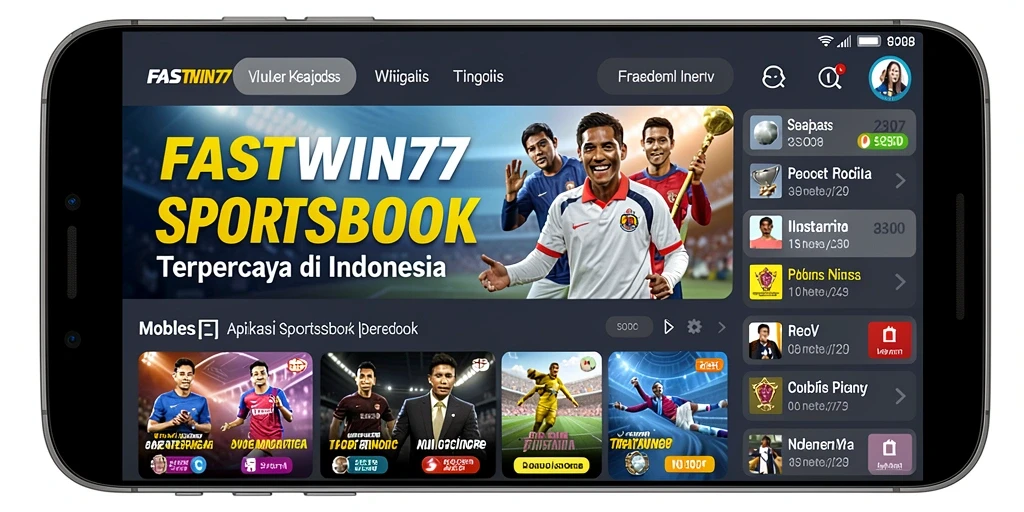Tampilan gameplay Sportsbook yang interaktif dan menarik.