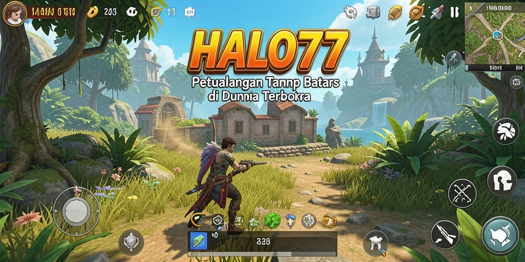 Menampilkan gameplay HALO777 dengan kebebasan menjelajah dunia terbuka.