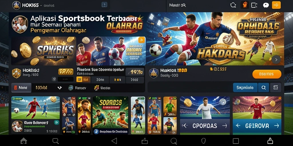Tampilan gameplay HOKI65 menunjukkan kemudahan dalam bertaruh pada berbagai olahraga.