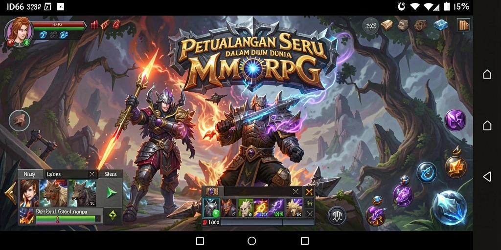 Tampilan menarik dari gameplay MMORPG ID66 yang penuh petualangan.