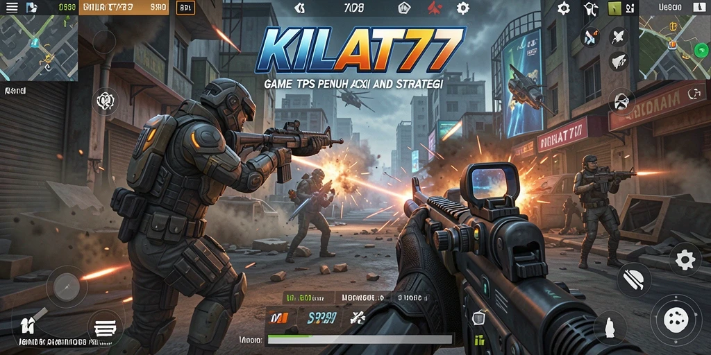 Tampilan aksi seru dalam gameplay KILAT77 yang menampilkan pertarungan intens.