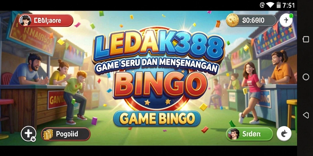 Tampilan gameplay seru dalam LEDAK388 dengan banyak pemain.