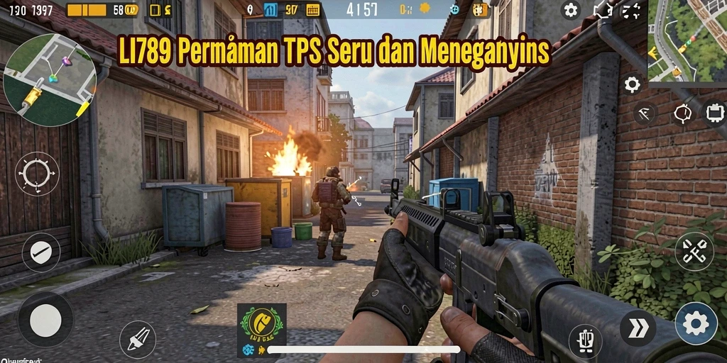 Screenshot LI789 menampilkan aksi seru dalam pertempuran TPS.