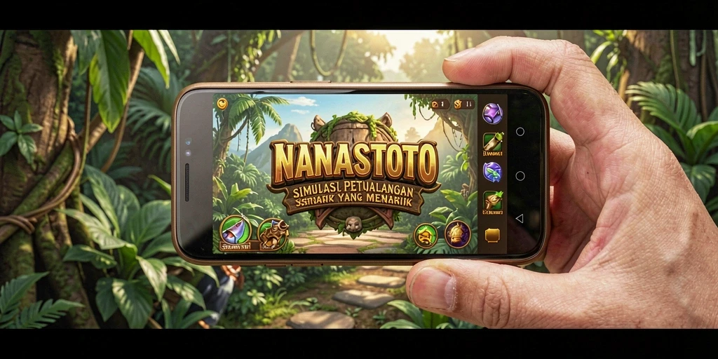 Screenshot gameplay NANASTOTO menampilkan petualangan seru dalam dunia simulasi.