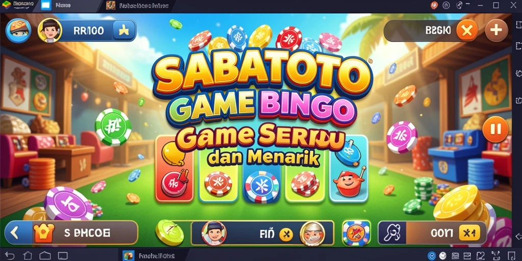 Tampilan gameplay SABATOTO menampilkan keseruan permainan Bingo.