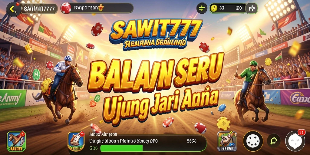 Tampilan menakjubkan dari gameplay balapan di SAWIT777.