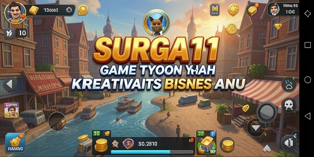 Screenshot menunjukkan gameplay Tycoon yang seru dan interaktif.